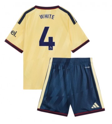 Arsenal Ben White #4 Replika Tredje Tröja Barn 2026-27 Kortärmad (+ Korta byxor)
